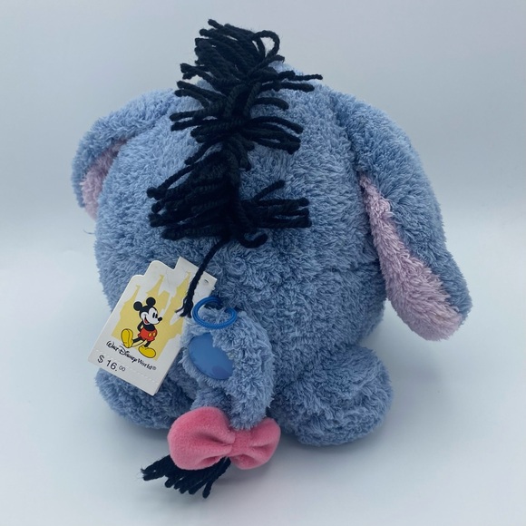 Disney Parks Eeyore Plush Bean Bag Stuffed Animal Toy Winnie Pooh 7 In Gift Tag - Picture 3 of 7